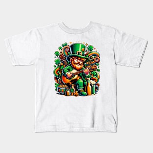 Music and St. Patricks Day Kids T-Shirt